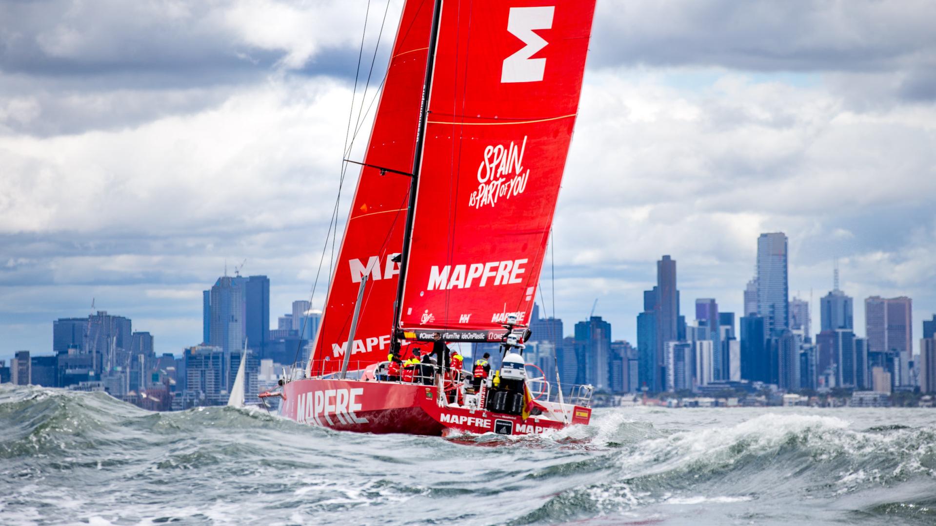 MAPFRE’s, skippered by Xabi Fernández, is now preparing for the next leg to Hong Kong