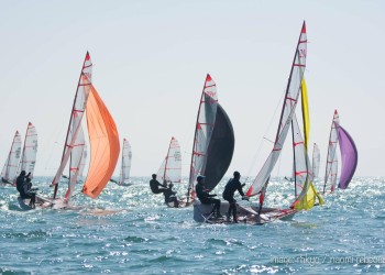29er Worlds 2018, top four countries going into the Gold Fleet