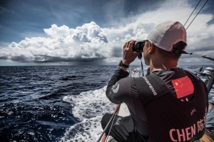 Leading four within six miles approaching Solomon Islands