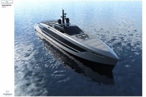 Tankoa presenta il nuovo superyacht planante 53m S533 Saetta