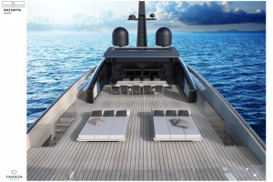 Tankoa presenta il nuovo superyacht planante 53m S533 Saetta