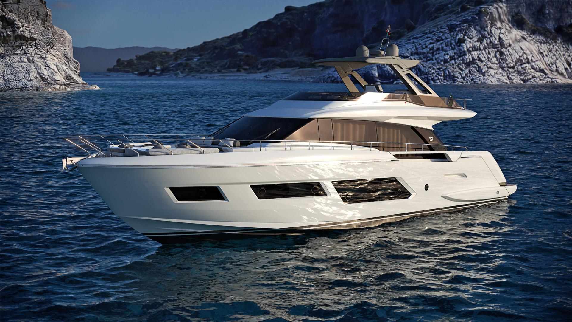 Ferretti Yachts 670: Spazio alla bellezza