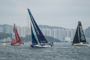 Volvo Ocean Race, Hong Kong practice race on board Sun Hung Kai/Scallywag