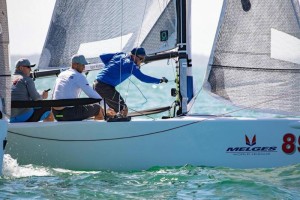 Stunning Conditions in Miami - Melges 20s Rock Biscayne Bay