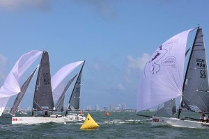 Stunning Conditions in Miami - Melges 20s Rock Biscayne Bay