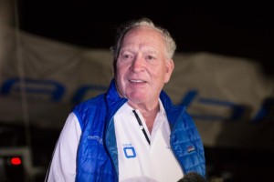 George David after completing the 2018 RORC Caribbean 600 in Antigua © RORC/Arthur Daniel