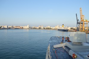Ultimata la Campagna in Nord America, la Fregata Europea Multi Missione della Marina Militare 
fa tappa a Cadice prima del rientro in Italia