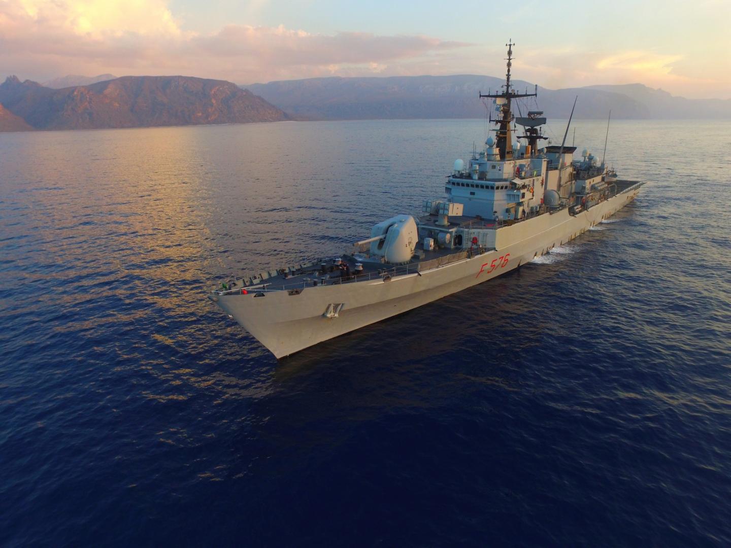 Partita da Taranto, la nave Espero della Marina Militare è entrata oggi nel gruppo navale NATO dove opererà fino a luglio per l'Operazione Sea Guardian