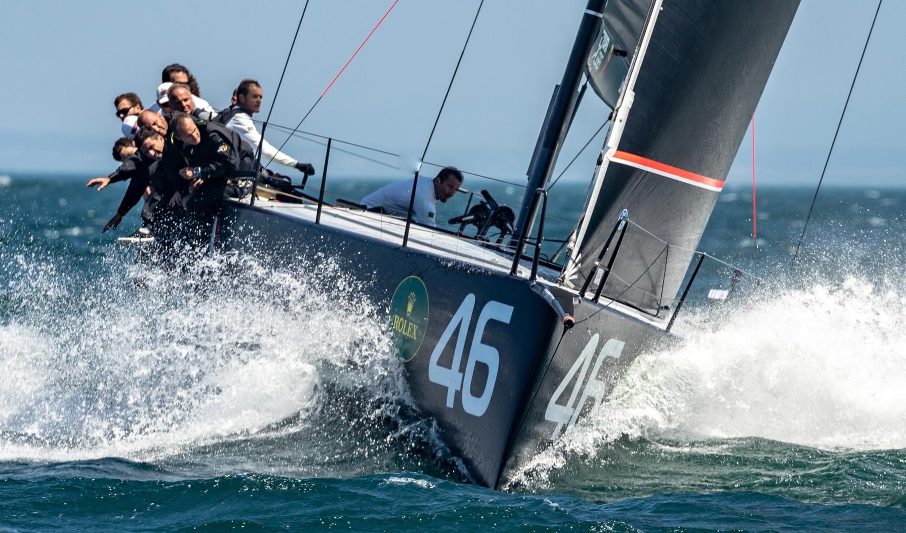 Luna Rossa in Cascais for the final day off 52 Super Series