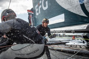 Oman Air team bounces back to winning ways at Extreme Sailing Series in Cardiff