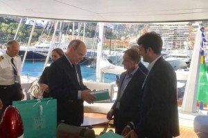 S.A.S. il Principe Alberto II al Monaco Yacht Show