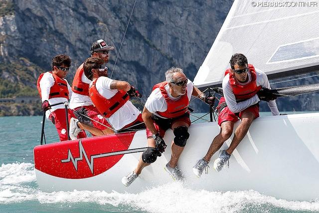 Reigning European Champion - Italian Taki 4 (ITA778) of Marco Zammarchi with Niccolo Bertola in helm is on top of the Melges 24 European Sailing Series' rankings in Overall and Corinthian division respectively