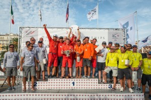 Il Team Tavatuy in cima al podio overall ai Campionati del Mondo Melges 32