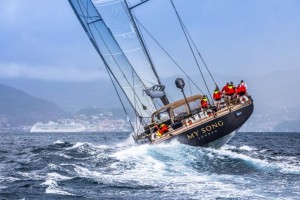 Monohull Line Honours and race record for Pier Luigi Loro Piana's team on the Baltic 130 My Song