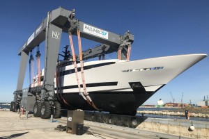 ISA 43m motoryacht AGORA III launched - Jan 16th 2018