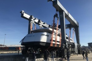 ISA 43m motoryacht AGORA III launched - Jan 16th 2018