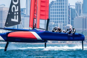 First sail for the Great Britain SailGP Team's F50 in Sydney