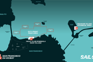 SailGP San Francisco race map