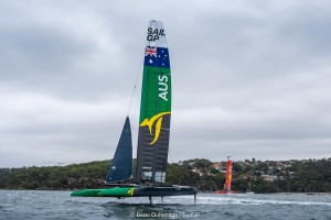 Australia SailGP Team's first sail on their F50 in home waters