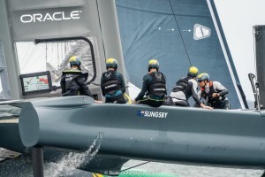Australia SailGP Team's first sail on their F50 in home waters