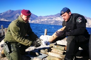 Lago di Garda: le operazioni di bonifica