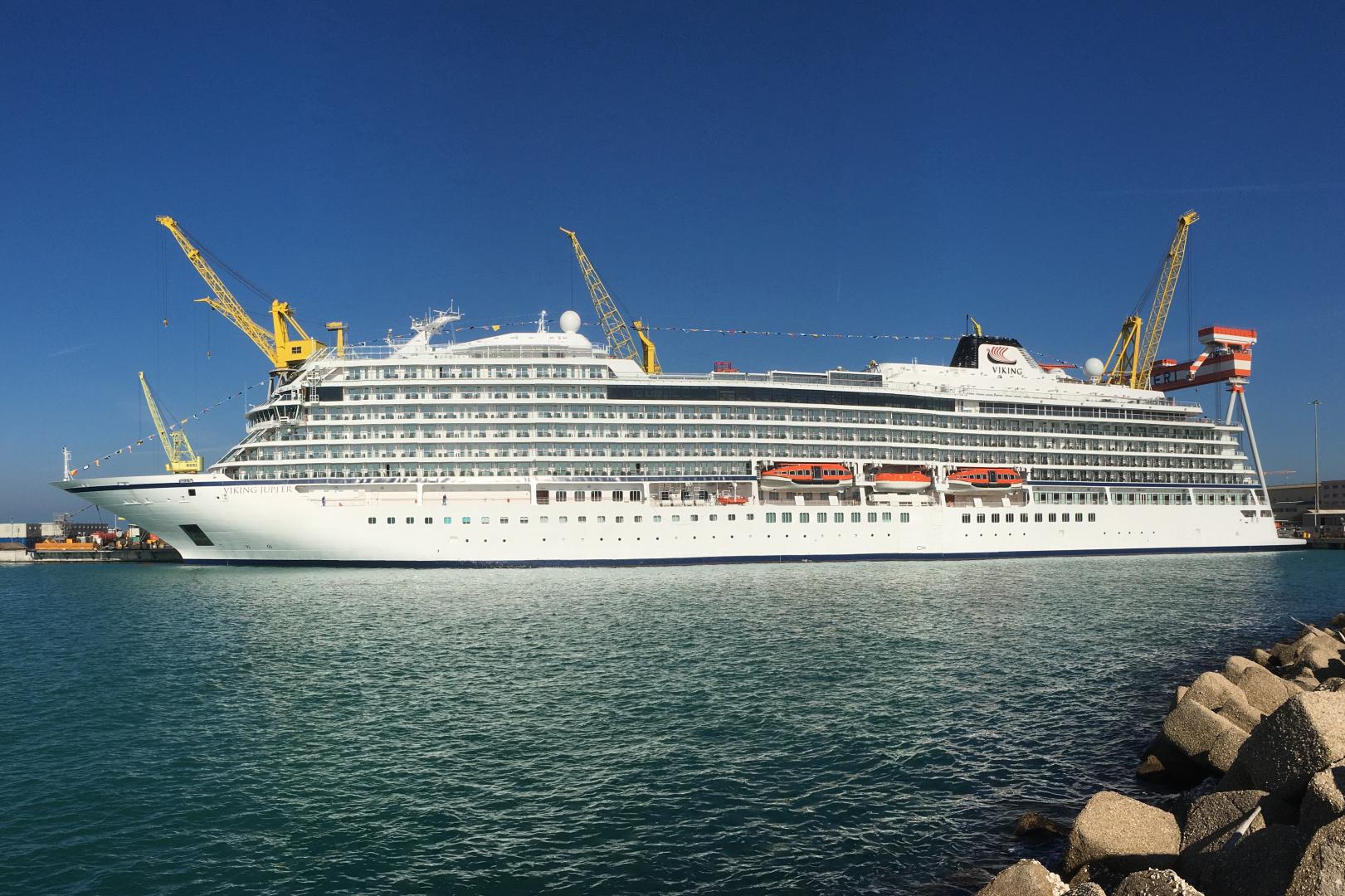 “Viking Jupiter”, la sesta nave da crociera che Fincantieri ha costruito per Viking Cruises