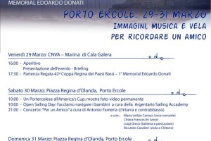 1° Memorial Edoardo Donati, due giorni di vela, immagini e musica