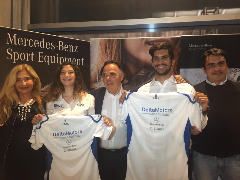 Delta Motors e Club Vela Portocivitanova insieme per coltivare il sogno olimpico dei kiters Calbucci e Tari