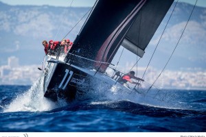 Mallorca Sotheby´s ORC fleet sailing today on the Bay of Palma