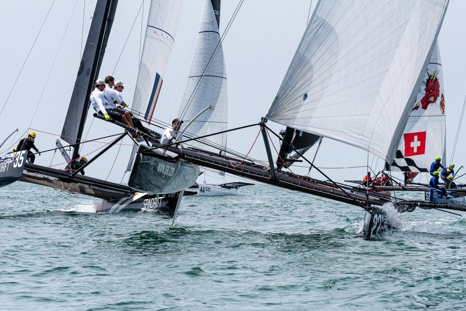 Ian Williams' GAC Pindar was outstripped by Spindrift racing on day two