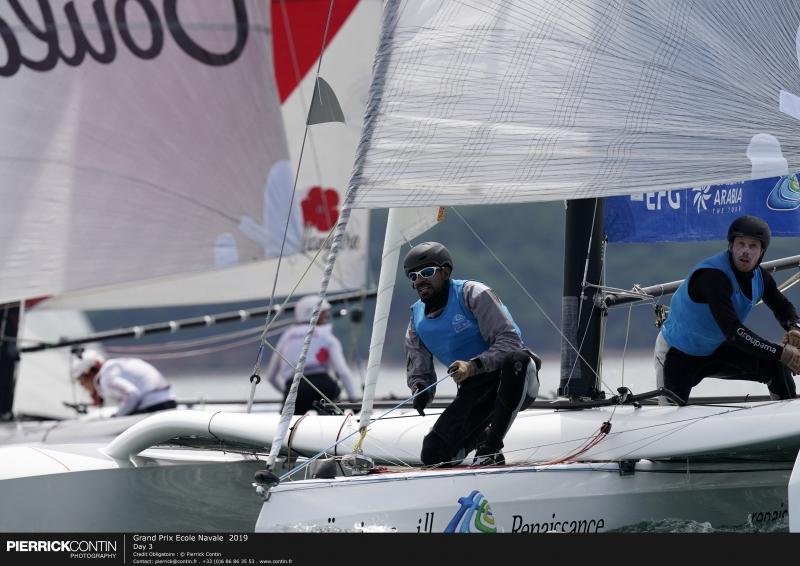 Oman Sail’s Renaissance Services team is celebrating taking a strong podium finish