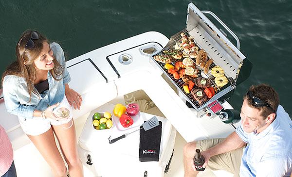 Mercury Marine presents a range of barbecues for boats