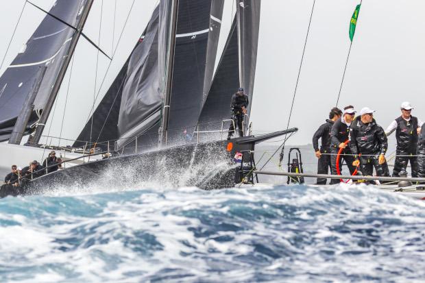 Foiled after lightning and lightening wind at Rolex Giraglia