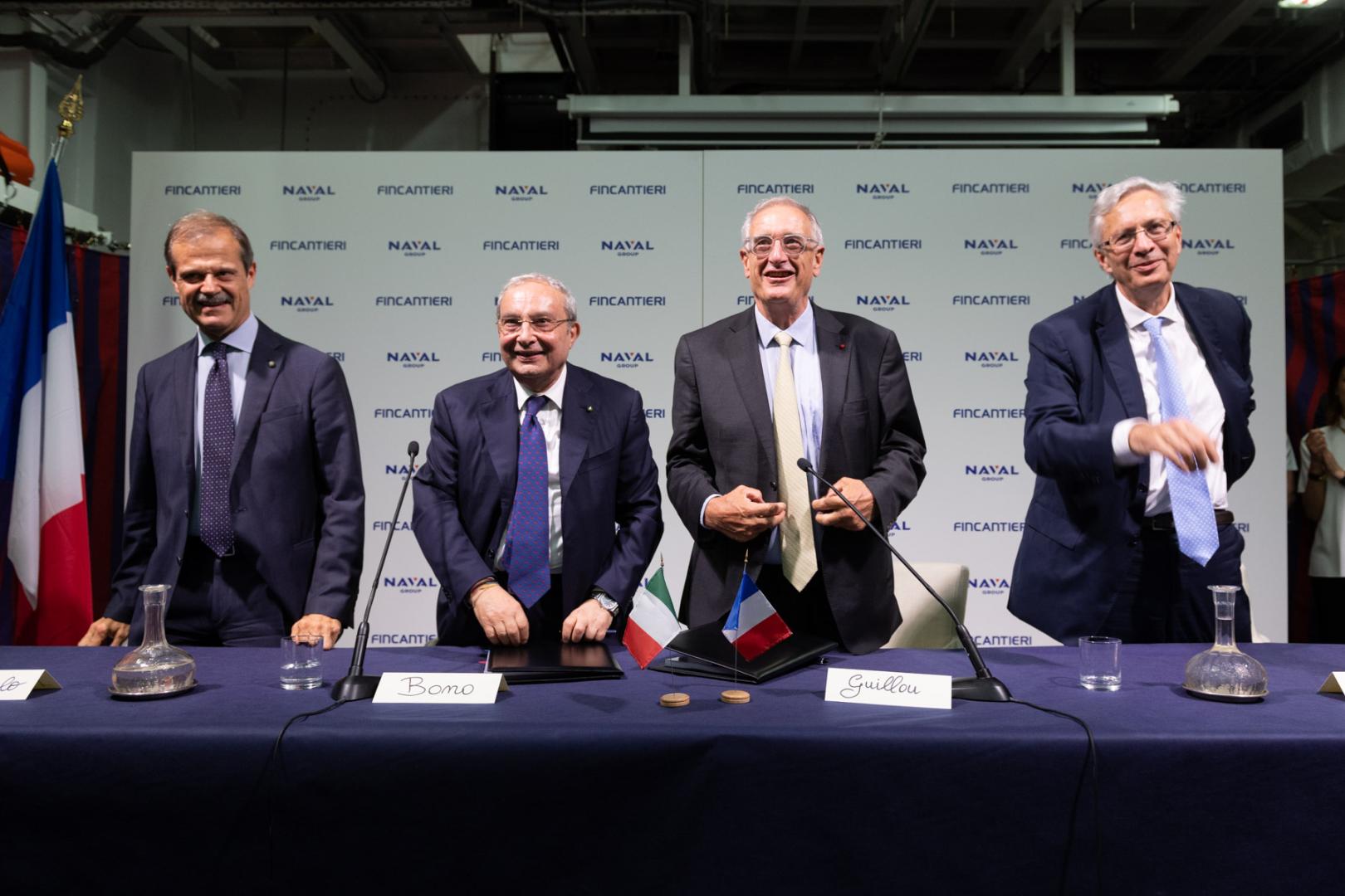 Fincantieri e Naval Group hanno firmato oggi un accordo, l’Alliance Cooperation Agreement