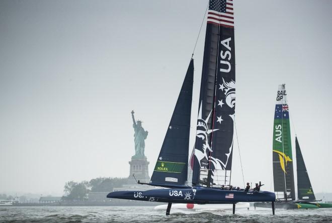 SailGP makes its highly anticipated debut on the Hudson  River
