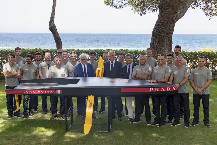 Luna Rossa Prada Pirelli Team was presented in Palermo