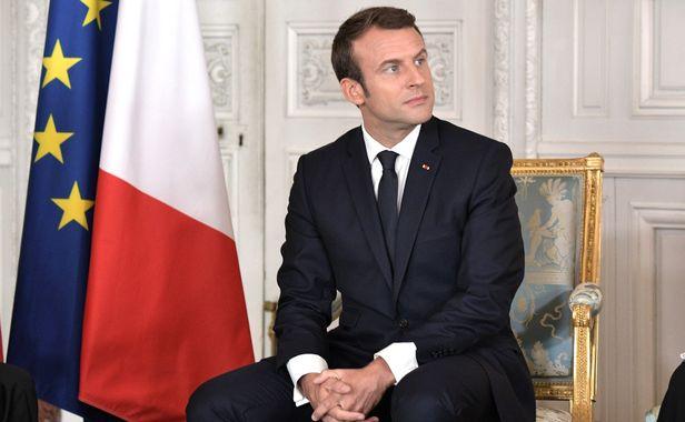 Il Presidente francese Emmanuel Macron