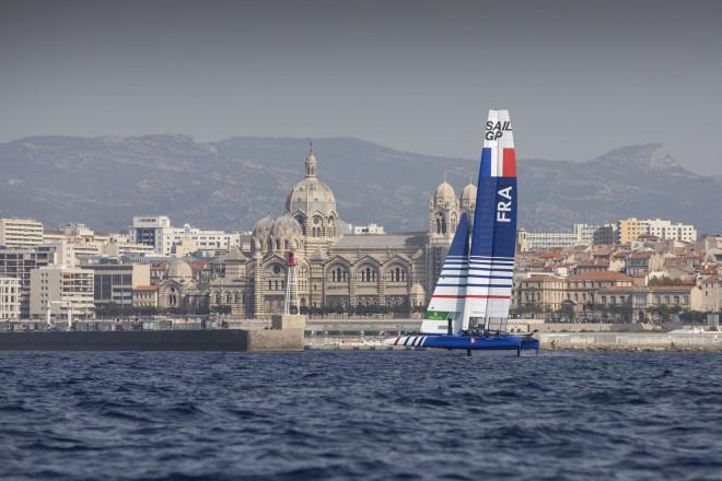 Billy Besson first to launch on home waters ahead of Marseille SailGP Season 1 Grand Final