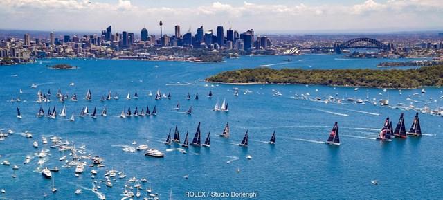 Rolex Sydney Hobart Yacht Race 2018, la partenza da Sydney