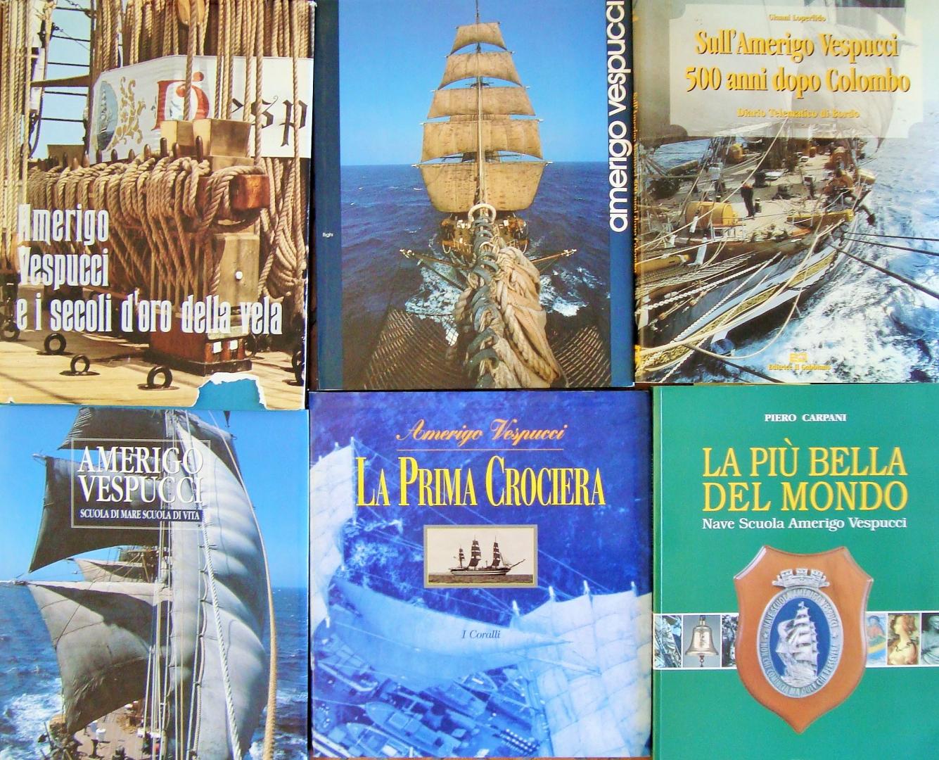 libri dedicati alla nave scuola Amerigo Vespucci