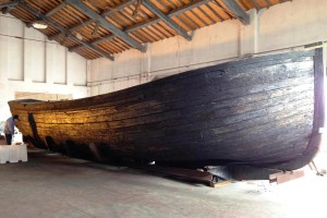 Un guscio restaurato, il navicello Pilade