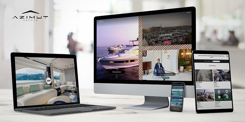Virtual Lounge targata Azimut Yachts