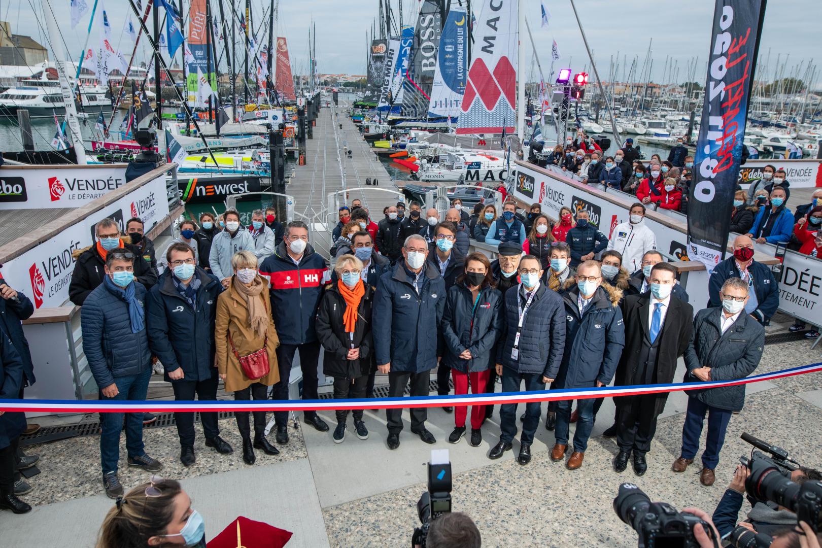 The Start Village for the 9th edition of the Vendée Globe is opened