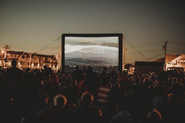 Up to 3,000 people attend the free public outdoor screenings of environmentally focused documentary films in Newport, R.I.