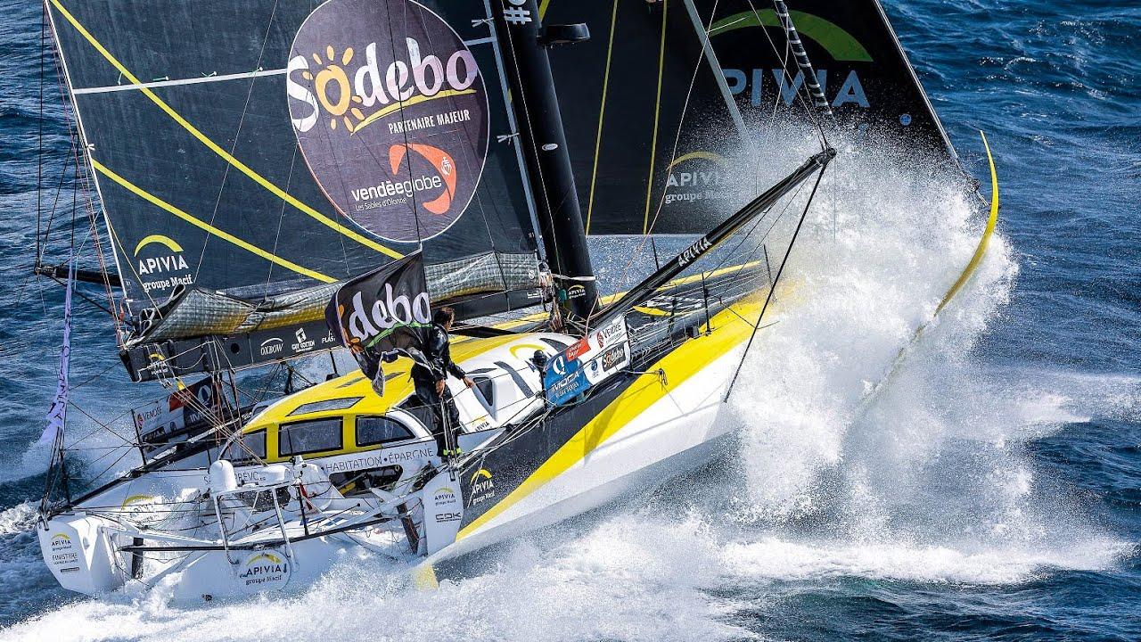 Race restarted off Rio de Janeiro with the five top boats within 26nm