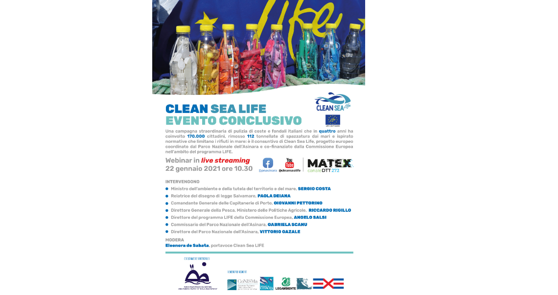 Giornata conclusiva della campagna di sensibilizzazione sui rifiuti marini Clean Sea Life