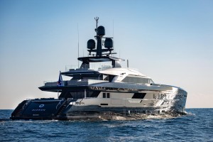 Tankoa Yachts releases first images of 50m Olokun under way