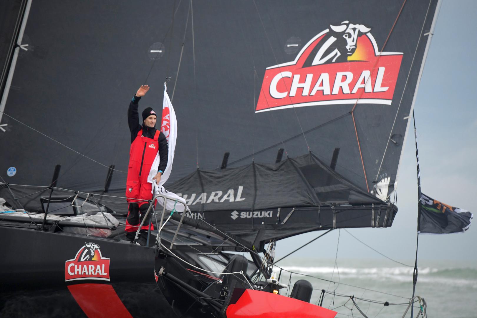 Beyou crossed the finish line in 13th place in the Vendée Globe