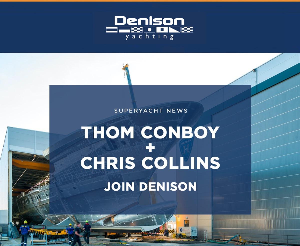 Denison Yachting welcoming Thom Conboy and Chris Collins