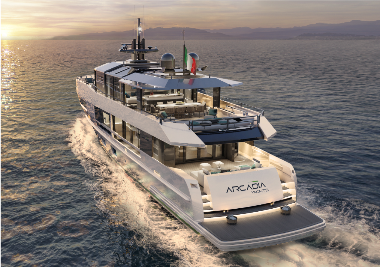 Arcadia Yachts is announce the sale of the A115  flagship